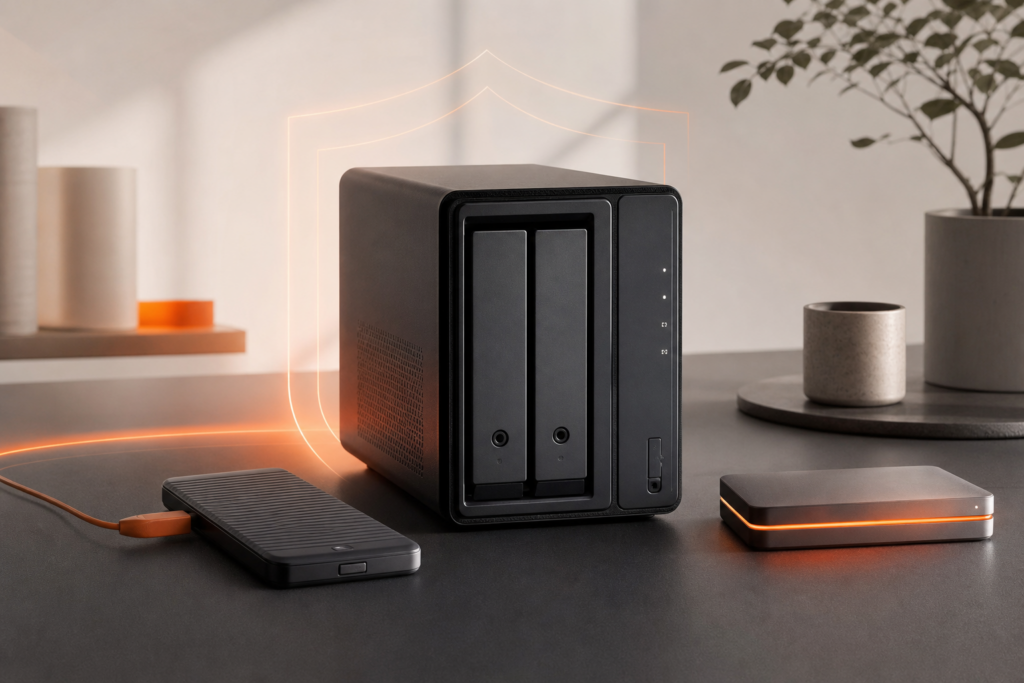 NAS und Speichermedien für Netzwerk, Backup und Datensicherheit